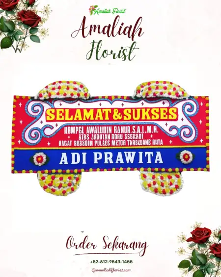 Papan Bunga Ucapan Selamat Wringinanom